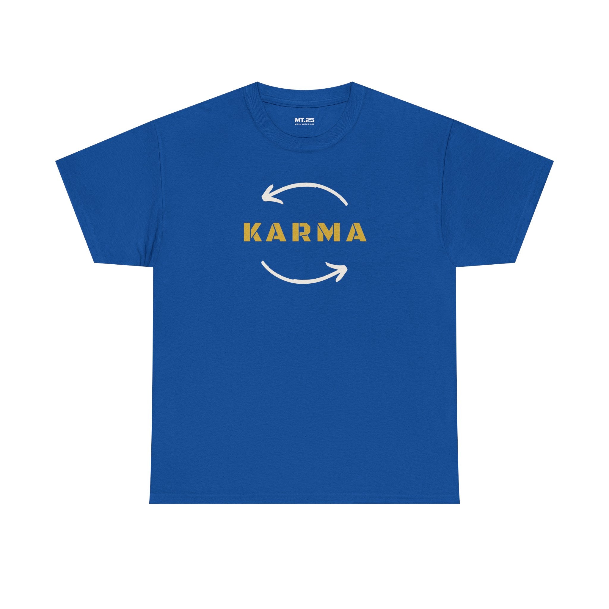 Karma Unisex Heavy Cotton Tee | Positive Vibe Shirt, Gift for Yoga Lovers, Spirituality, Casual Wear, Everyday Comfort