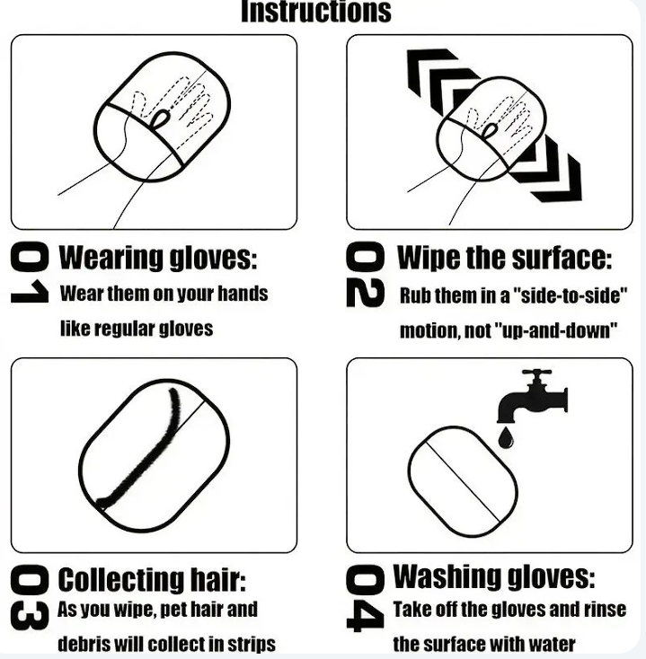 SnapFind™ Premium Pet Hair Removal Glove